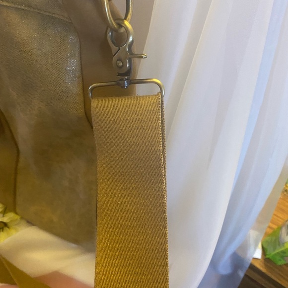 Jesslyn Blake canvas and leather bag - Picture 2 of 7